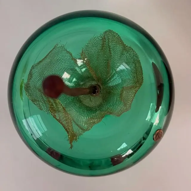Happy Apples glass apple